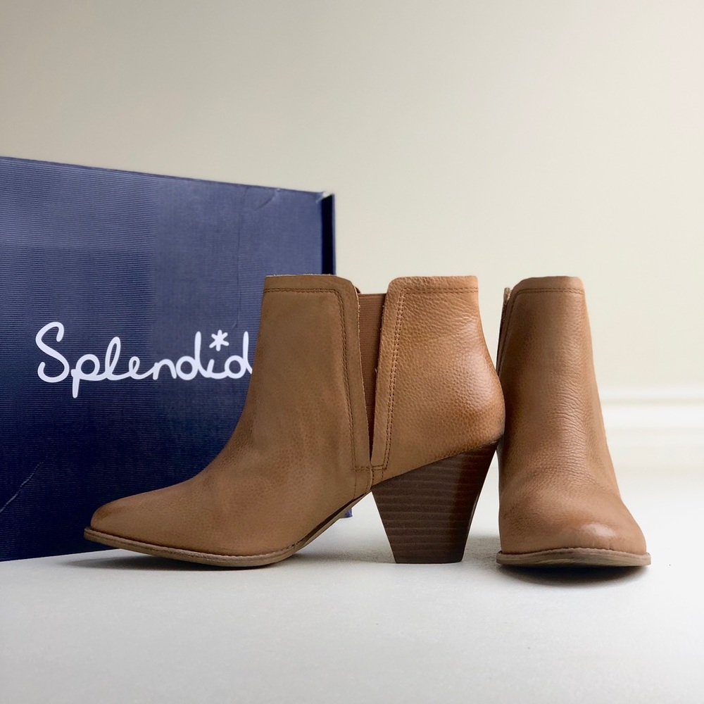 Splendid ✨ Cognac Rochelle Bootie | Sz 10